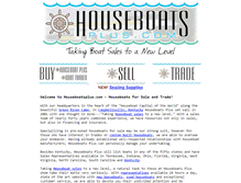 Tablet Screenshot of houseboatsplus.com